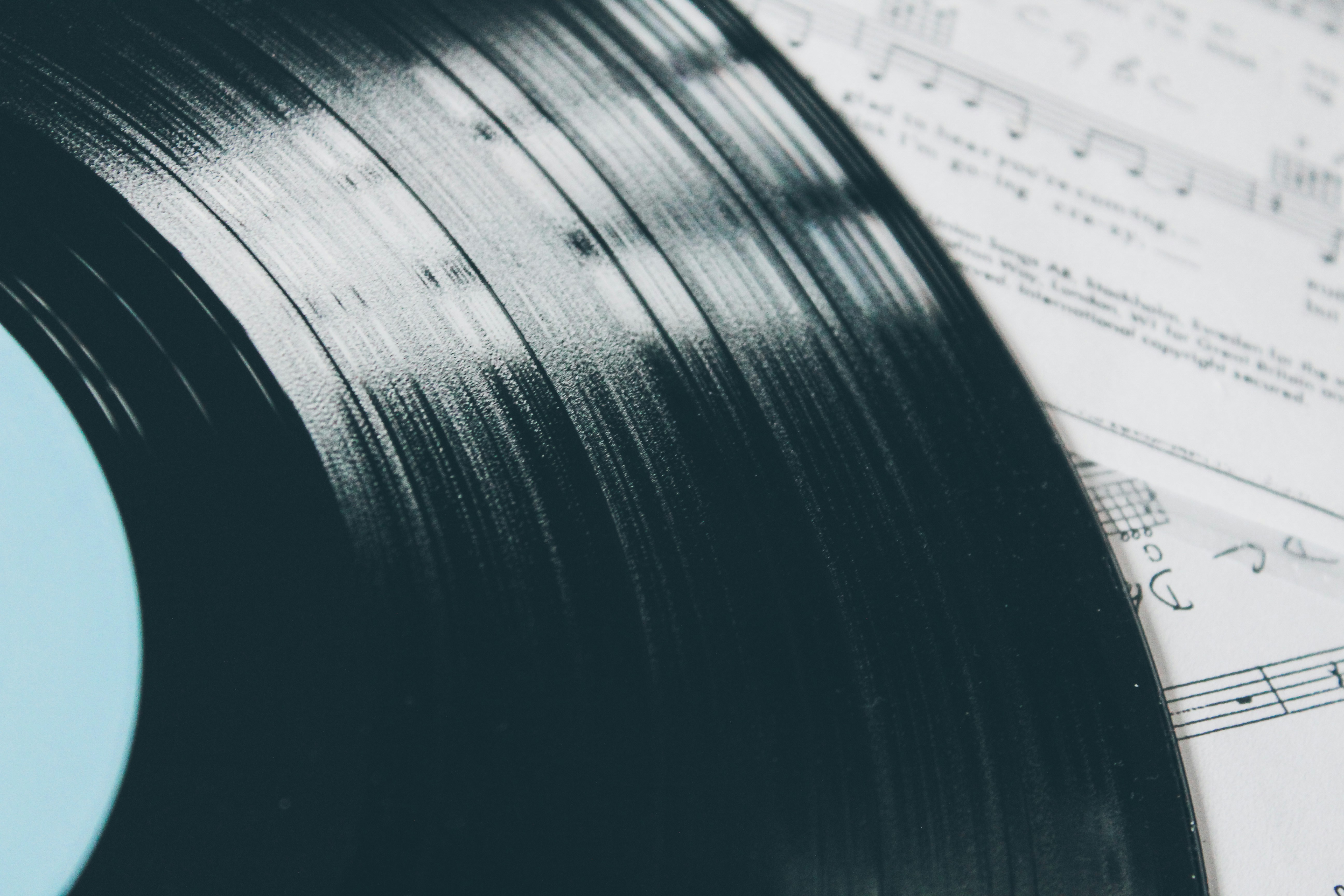 record close-up